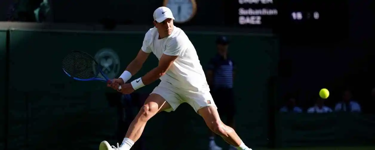 Draper Advances at Wimbledon After Injured Baez Forced to Retire sports